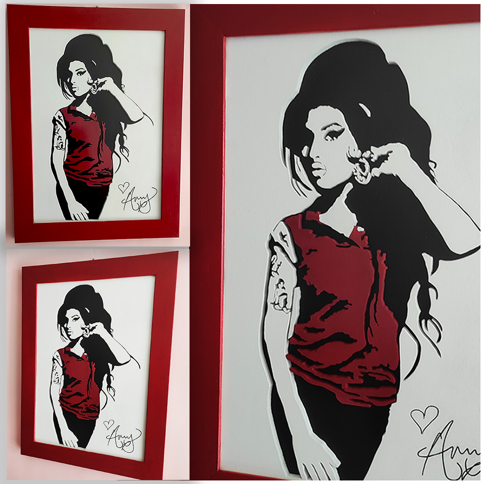 stencil Amy Winehouse stencil Amy Winehouse