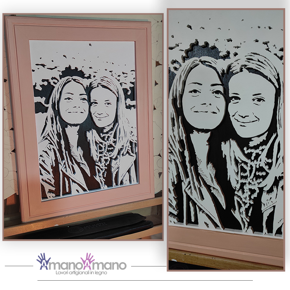Quadro traforato da foto Quadro traforato da foto